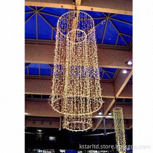 2 x 3m Christmas Curtain Light with Warm White LED Per Set, Rubber or PVC Cable, Outdoor Use
